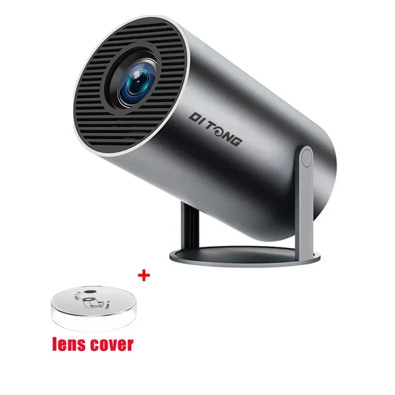 Projetor DITONG Hy300 Plus 4K Android 1080P 1280*720P Full HD Home Theater Vídeo Mini projetor LED para filmes Versão atualizada
