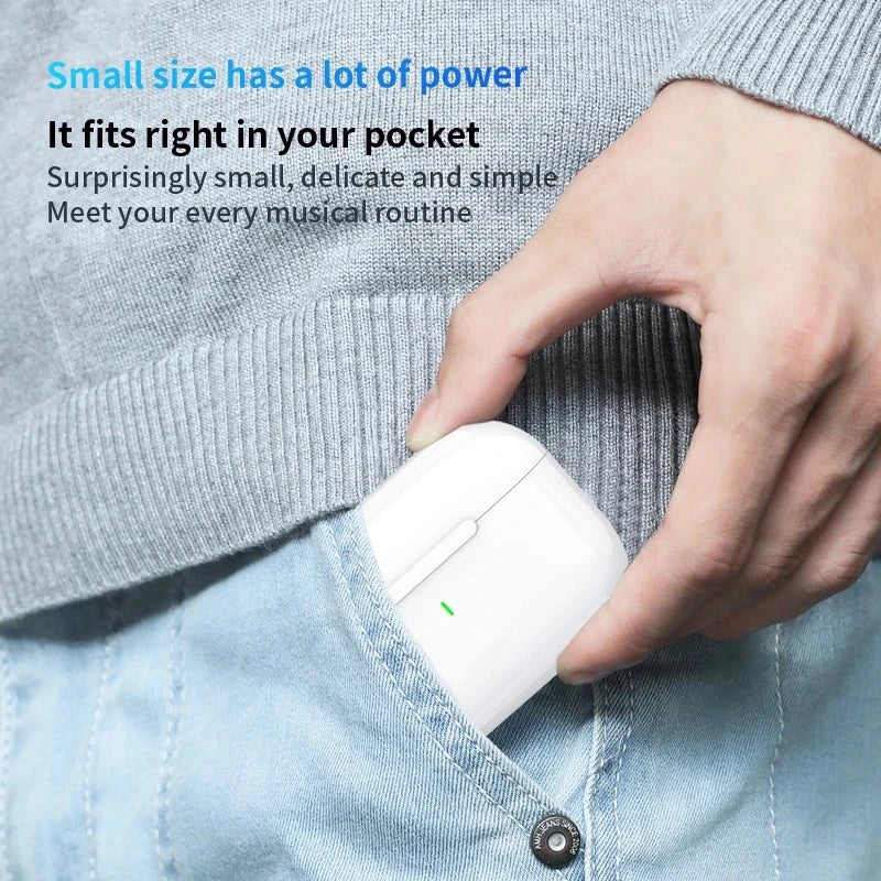 Fones de ouvido Bluetooth sem fio Air Pro originais, som HiFi, baixa latência, redução de ruído, para iPhone e Android
