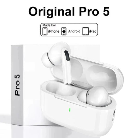 Fones de ouvido Bluetooth sem fio Air Pro originais, som HiFi, baixa latência, redução de ruído, para iPhone e Android