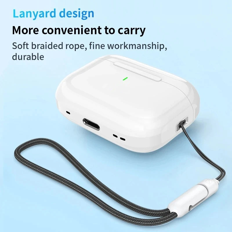 Fones de ouvido Bluetooth sem fio Air Pro originais, som HiFi, baixa latência, redução de ruído, para iPhone e Android